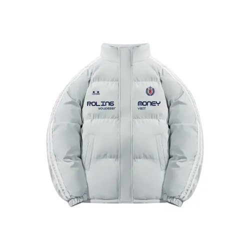 Rolling Money Хлопковый пуховик Унисекс