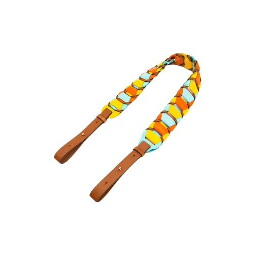 LOEWE Коровья кожа Кольцо Пряжка Ремень Сумка Ремень Женские Апельсин Аква-синий