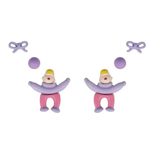 ZWU Сплав Серьги-гвоздики Женские