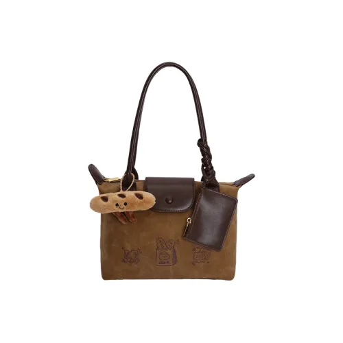 VERADONNA ПУ (полиуретан) Сумка через плечо Женская Темно-коричневая