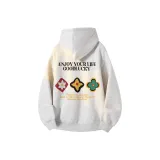 Бело-серый вереск (утолщенный с флисовой подкладкой)