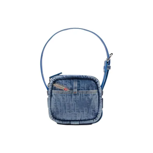 DIESEL Классическая сумка через плечо женская джинсовый синий