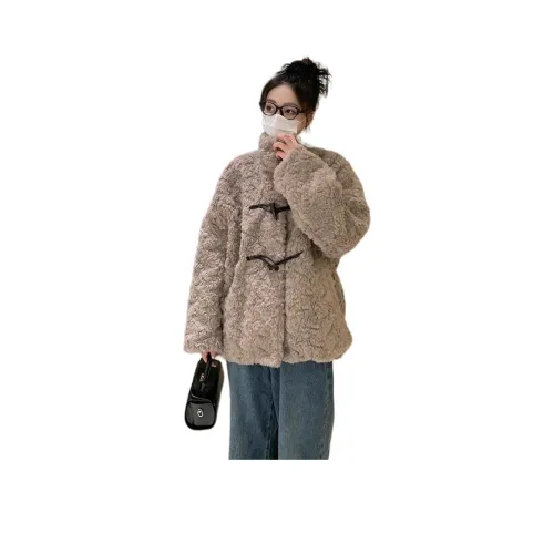 HKPXR Серый Женский Пальто