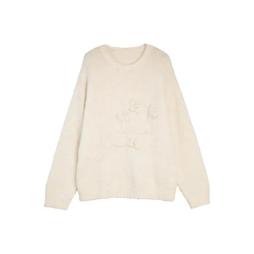 ELLE Экрю Женские Свитера