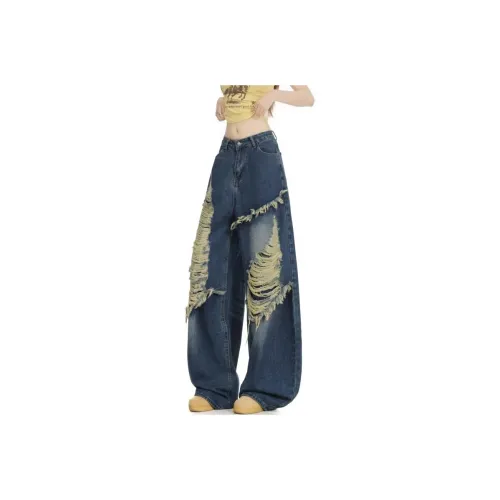 ICEGZ37 Синий Унисекс Джинсы