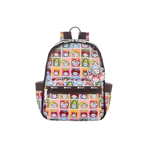 LeSportsac Ткань Рюкзак Стандартный Женский Lamb Multicolor Стикер
