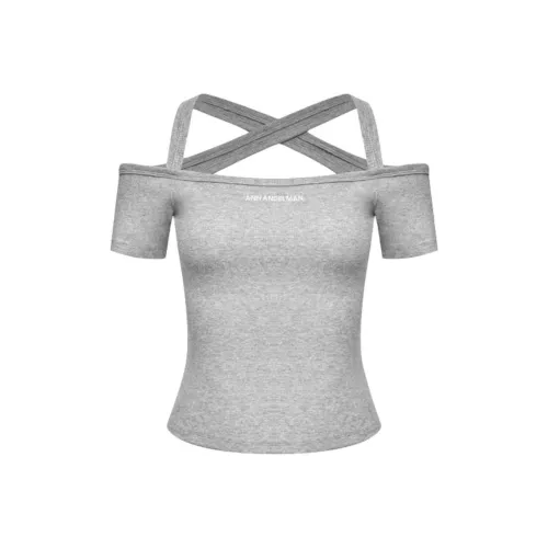 Ann Andelman Серые Женские T-рубашки