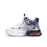 Белый, темно-синий, оранжевый