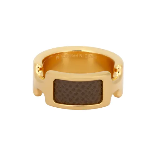 HERMES Кольца с золотым покрытием унисекс