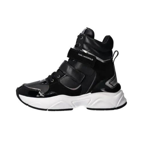 Karl Lagerfeld Высокий Топ Повседневная Обувь Женская Черная