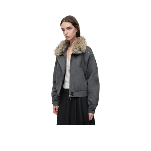 RUNTOTHEFUTURE Серый Унисекс Куртки