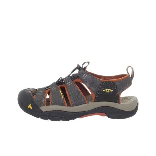 KEEN Newport H2 Водонепроницаемый Сцепление Поддержка Обувь для горных походов Мужской Черный