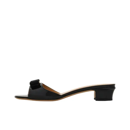 Ferragamo Шлепанцы 3 см Женские Черные