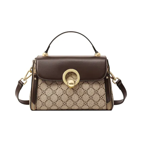 Younger Song ПВХ Сумка Женская Кофейного цвета