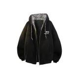 Леопардовый принт, черный.