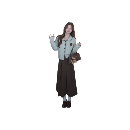 Mu Xiao Xin Женские Комплекты с Юбкой