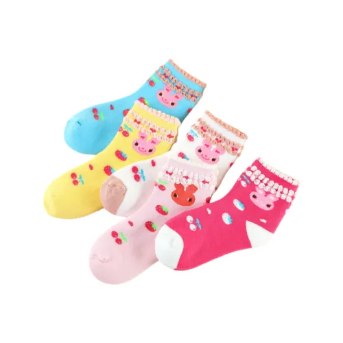 ЮЙЧЖАОЛИНЬ Махровый Flower Ring Кролик Kids Носки