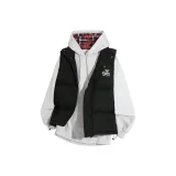 Black Vest + White Sweatshirt (Fleece-Lined)  
Черный жилет + белый свитшот (с флисовой подкладкой)
