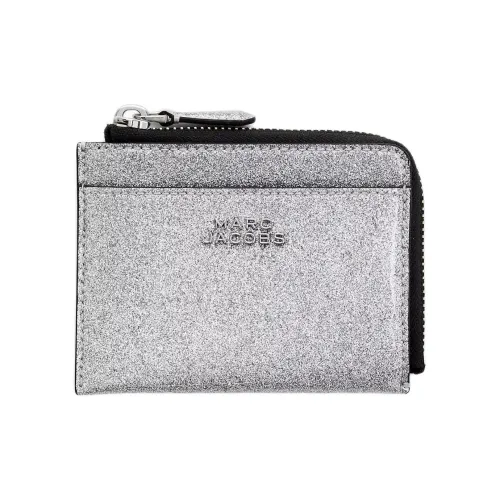 MARC JACOBS Покрытый блесткой кошелек унисекс серебристо-серый