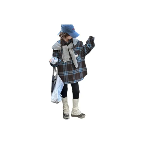 BaoLaXiaoJie Хлопковый пуховик для подростков