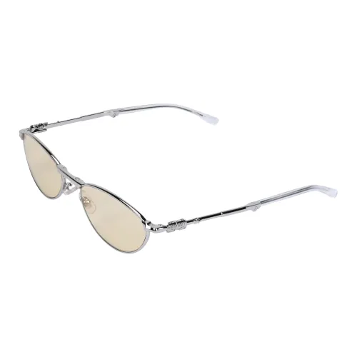 GENTLE MONSTER OVAL SUNGLASSES Унисекс Серебряный