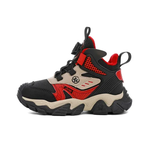 Jeep Slip-resistant Anti KICK Abrasion-resistant Thermal MID Top Детская Туристическая Обувь Подростки