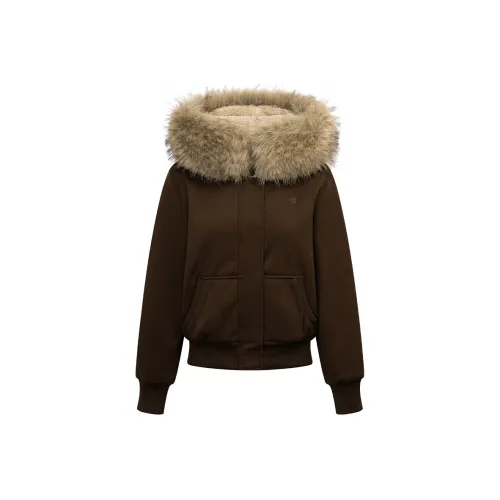 Ariseism Темно-коричневый женский пуховик