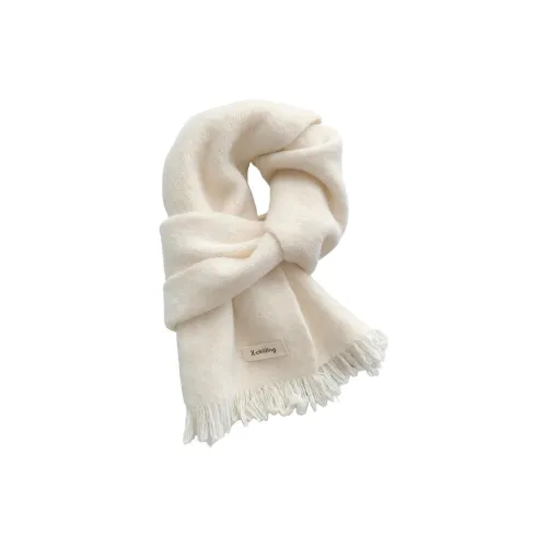 JKEM 87% Смесовая шерсть Вязаные шарфы Женские