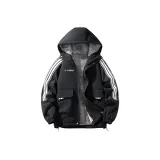 Чёрный (с флисовой подкладкой и утеплённый)