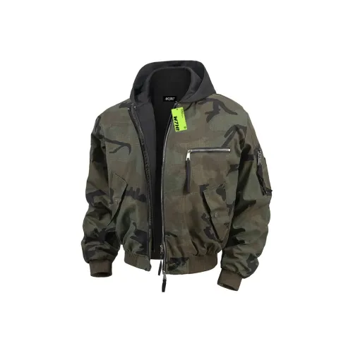 W7H1 Камуфляж Унисекс Куртки