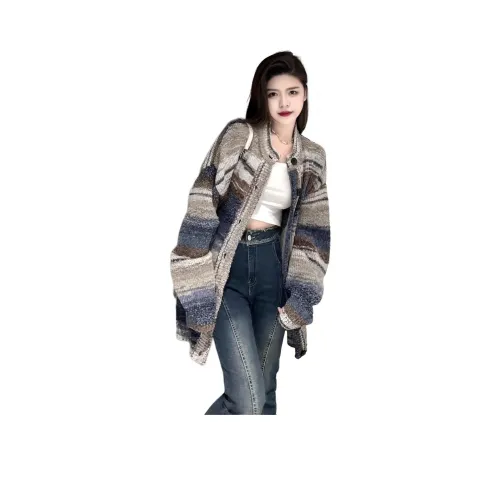 TENNE GIRL Полосатый свитер женский трикотаж