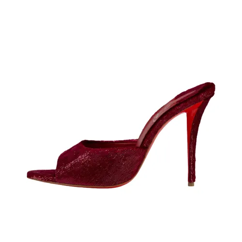 Christian Louboutin Шлепанцы Red Women's