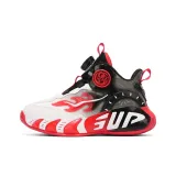 Чёрный Красный Однослойная Кожа Обувь