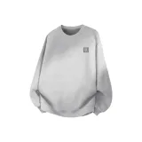 [Флисовая подкладка и утолщенный] Фотиния Серый (Текстурированный Готический Логотип на груди)