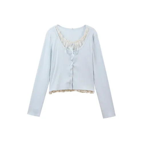 VENICEW Синий с V Бренд Наклейка Женские Трикотаж