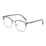 Прозрачно-серый + защита от синего света, 0 диоптрий, меняющий цвет [серый, коричневый, синий, фиолетовый, розовый, оранжевый] Записка, цвет