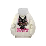 Куртка с бейсбольным воротником цвета экрю (в комплекте с высококачественным бело-серым свитшотом с фотокемией)