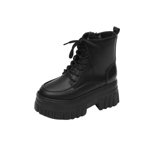 Wuji Martin Boots Black Women's