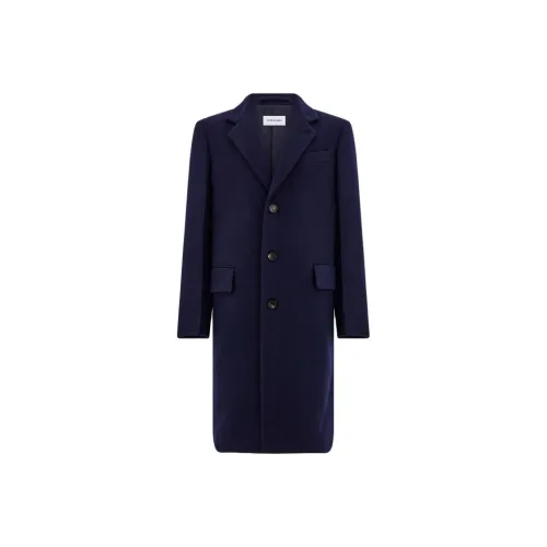 Ferragamo Мужское пальто морского синего цвета
