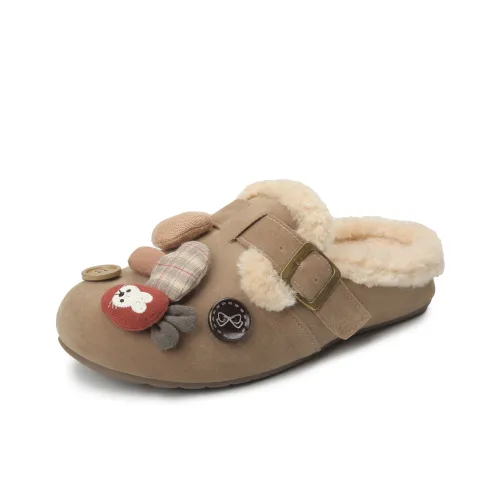 AFJI Устойчивые к истиранию Домашние тапочки Женские