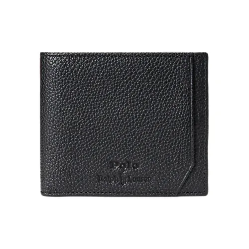 Polo Ralph Lauren Кожа Кошелек Мужской Черный
