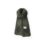 [Армейский зеленый] Шарф в клетку с обтрепанным краем