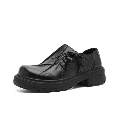 IZEIZIG Niche Original Derby Обувь Кожаные туфли Мужской Черный