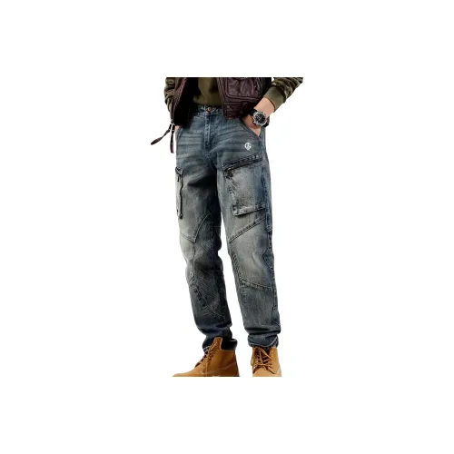 GELANYIFU GL Синий Унисекс Джинсы