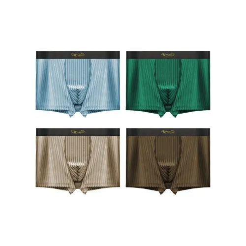 Caramella Зеленый+Синий+Абрикосовый Желтый+Коричневый Мужские Боксеры