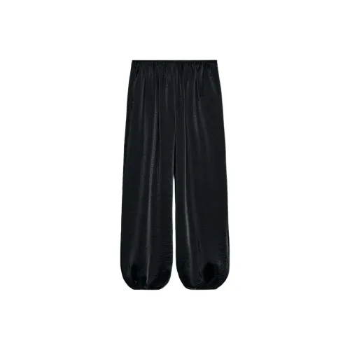 ZARA Collaboration Черные Женские Повседневные Брюки