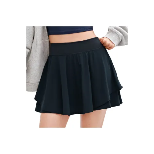 YOTTOY Спортивная Повседневная Короткая Юбка Летняя Дышащая Удобная Универсальная Юбка для Йоги Женская