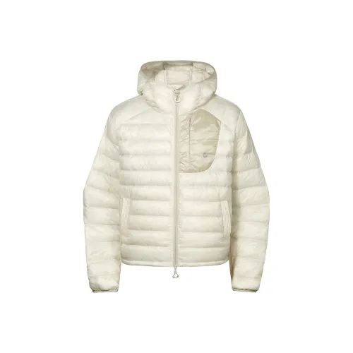 GUUKA TECH Ecru Unisex Down Jackets
