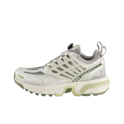 SALOMON x MM6 Maison Margiela 2024 Осенне-зимняя коллекция Низкий топ Повседневный Женский Серебряный