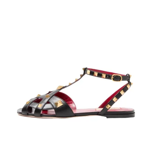 Valentino Garavani Studdy Sandals Римские Женские Черные